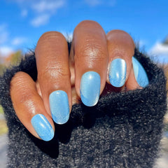 Axolotl Velvet Illusion French - Press-On | Short | Round