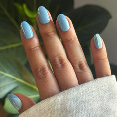 Axolotl Velvet Illusion French - Press-On | Short | Round