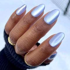 BP Velvet | Medium | Oval - Tab Press-On