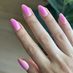 Blush Aura - Press-On | Medium | Almond