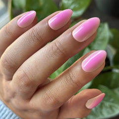 Blush Aura - Press-On | Medium | Almond