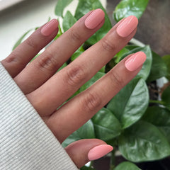 Carnation | Short | Round - Tab Press-On