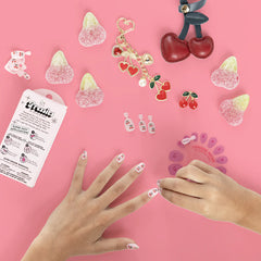 Cherry Whirl - Pressies | Short Medium | Round