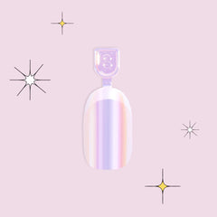 Cool in Chrome French - Pressies | Short Medium | Round