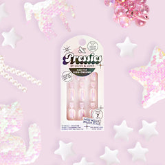 Cool in Chrome French - Pressies | Short Medium | Round