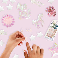 Cool in Chrome French - Pressies | Short Medium | Round