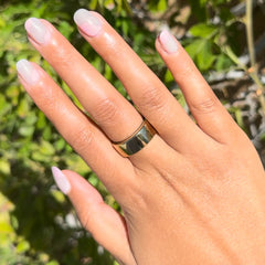 Organic Swirl | Extra Short | Round - Tab Press-On