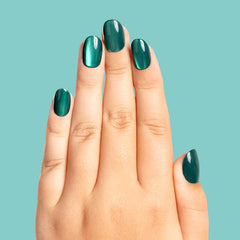 Emerald Magic Velvet - Pressies | Short Medium | Round