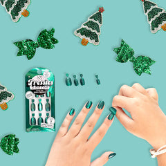 Emerald Magic Velvet - Pressies | Short Medium | Round