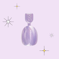 La La Lavender Chrome - Pressies | Extra Short Short | Round