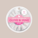 Milky 3D Bubbles - Press-On | Short | Squoval