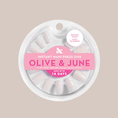 Milky 3D Bubbles - Press-On | Short | Squoval