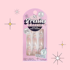 Pink Goldfish French - Pressies | Short Medium | Round