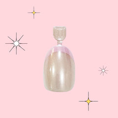 Pink Goldfish French - Pressies | Short Medium | Round