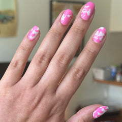 Pink Camo - Tab Press-On | Short | Round