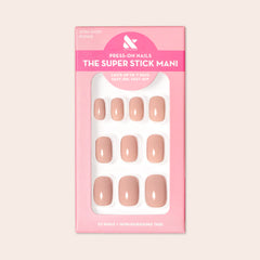 Poodle | Extra Short | Squoval - Tab Press-On