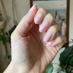 Rose Gradient Shimmer - Press-On | Medium | Oval