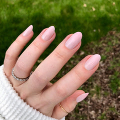 Rose Gradient Shimmer - Press-On | Medium | Oval