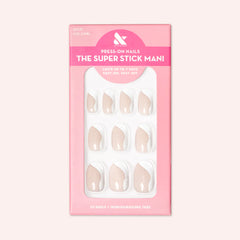 Side Swirl | Short | Round - Tab Press-On