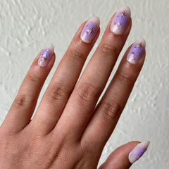 Sparkle Aura Mixed Pack - Press-On | Medium | Oval