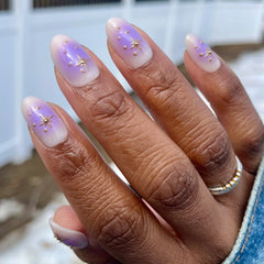 Sparkle Aura Mixed Pack - Press-On | Medium | Oval