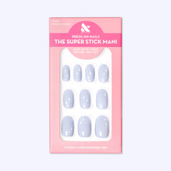 Sparkle Accent | Short | Round - Tab Press-On