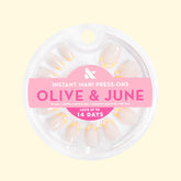 Summer Stripe French - Press-On | Short | Round