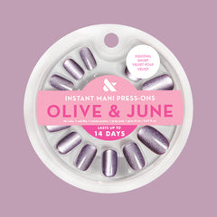 Velvet Pouf Velvet - Press-On | Short | Squoval