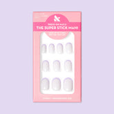 Tonal Lavender French | Extra Short | Round - Tab Press-On