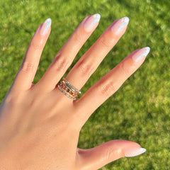 Daisy French - Press-On | Medium | Almond