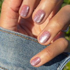 Shacket Velvet | Extra Short | Round - Tab Press-On