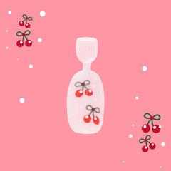 Cherry Whirl - Pressies | Short Medium | Round