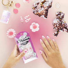 Cotton Candy Aura - Pressies | Short Medium | Round