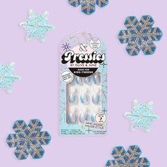 Iridescent Snow Queen - Pressies | Extra Short Short | Round