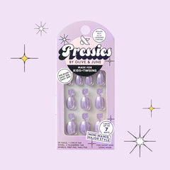 La La Lavender Chrome - Pressies | Extra Short Short | Round