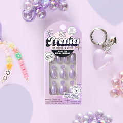 La La Lavender Chrome - Pressies | Extra Short Short | Round