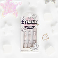 Marshmallow Puff Chrome - Pressies | Short Medium | Round