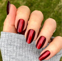 Obsessed Velvet - Press-On | Medium | Oval