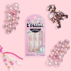 Pink Goldfish French - Pressies | Short Medium | Round