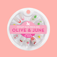 Puffy Fruits - Press-On | Medium | Oval