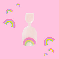 Rainbow Connection - Pressies | Extra Short Short | Round