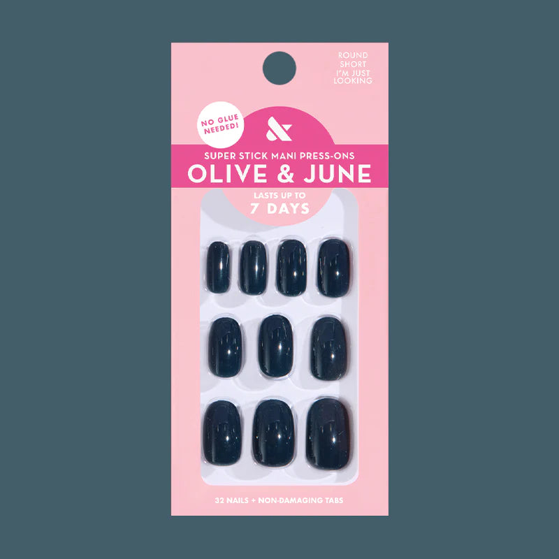 I'm Just Looking - Tab Press On | Short | Round