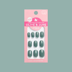 Still Life of Flowers - Tab Press-On | Extra Short | Round