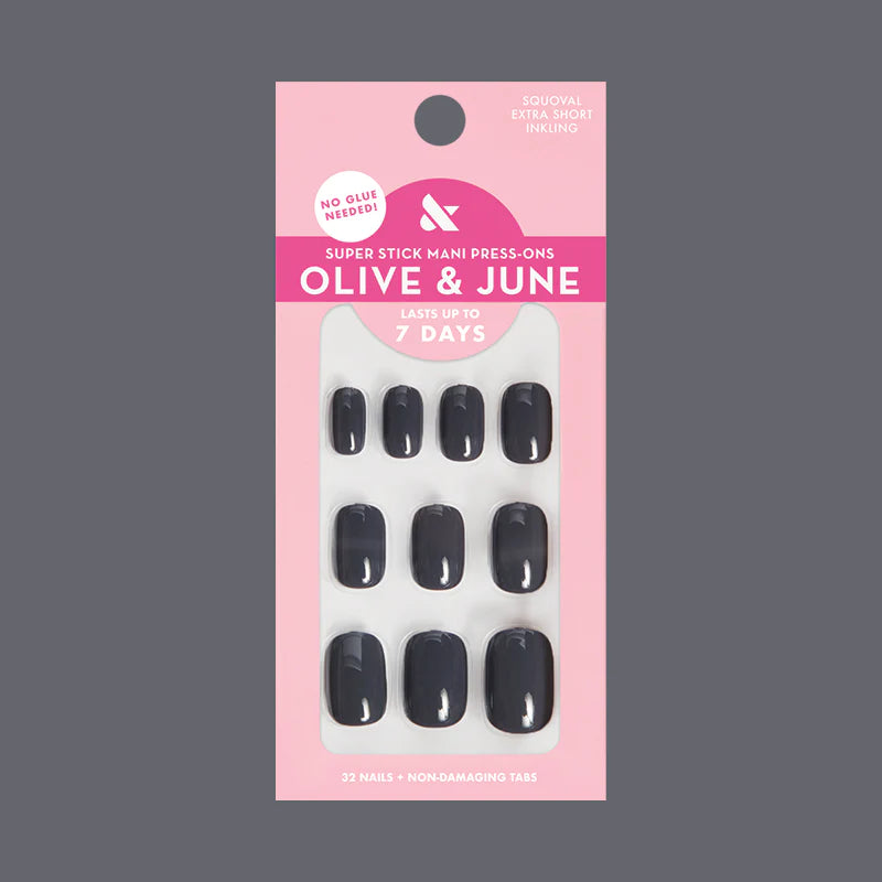 Inkling - Tab Press-On | Extra Short | Squoval