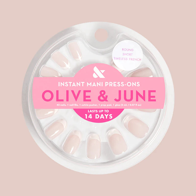 Timeless French - Press-On | Short | Round