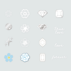 For the Bride Nail Art Stickers