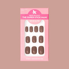 Fawn | Extra Short | Squoval - Tab Press-On